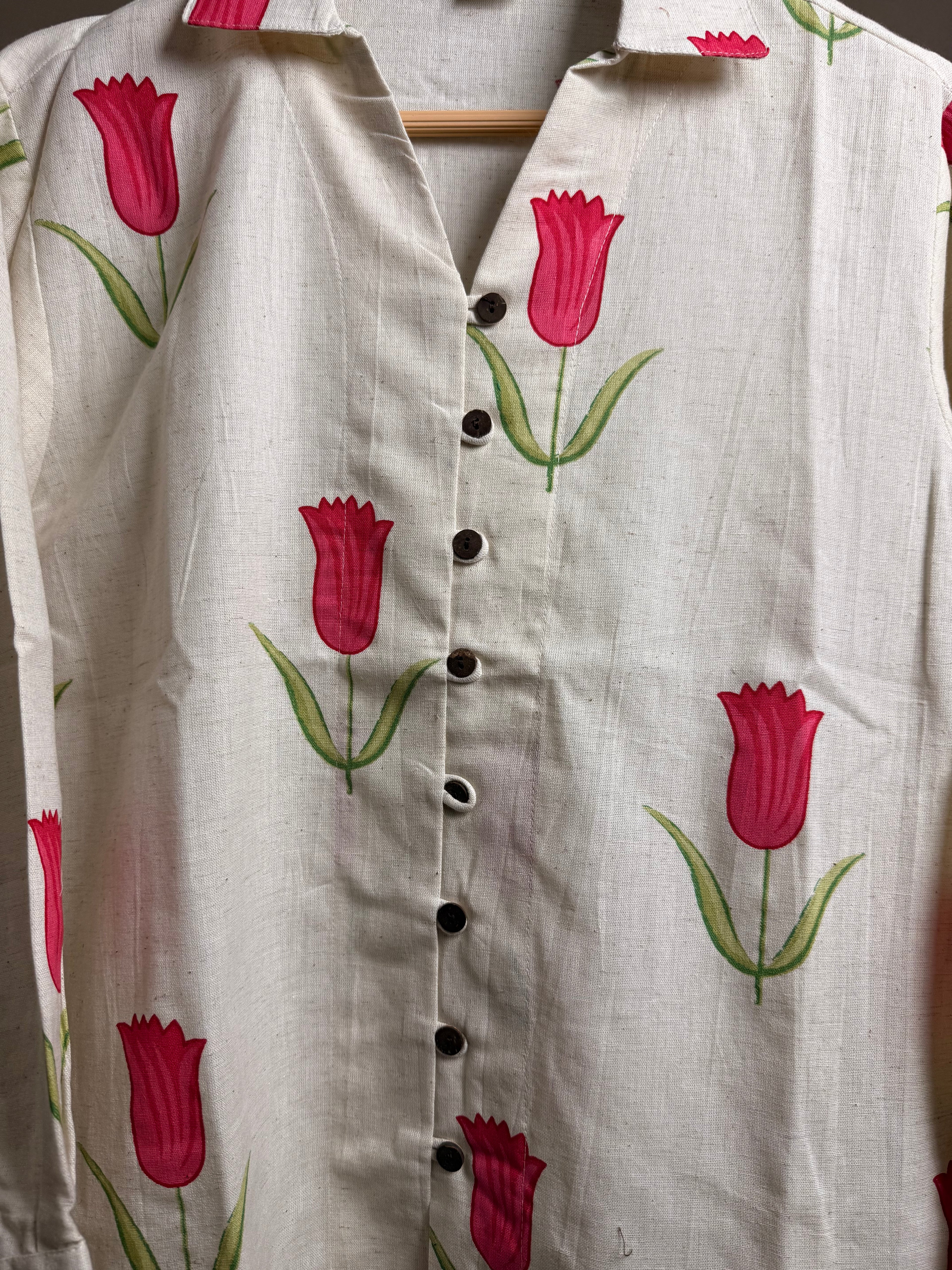Tulip Trail Button-Down Shirt