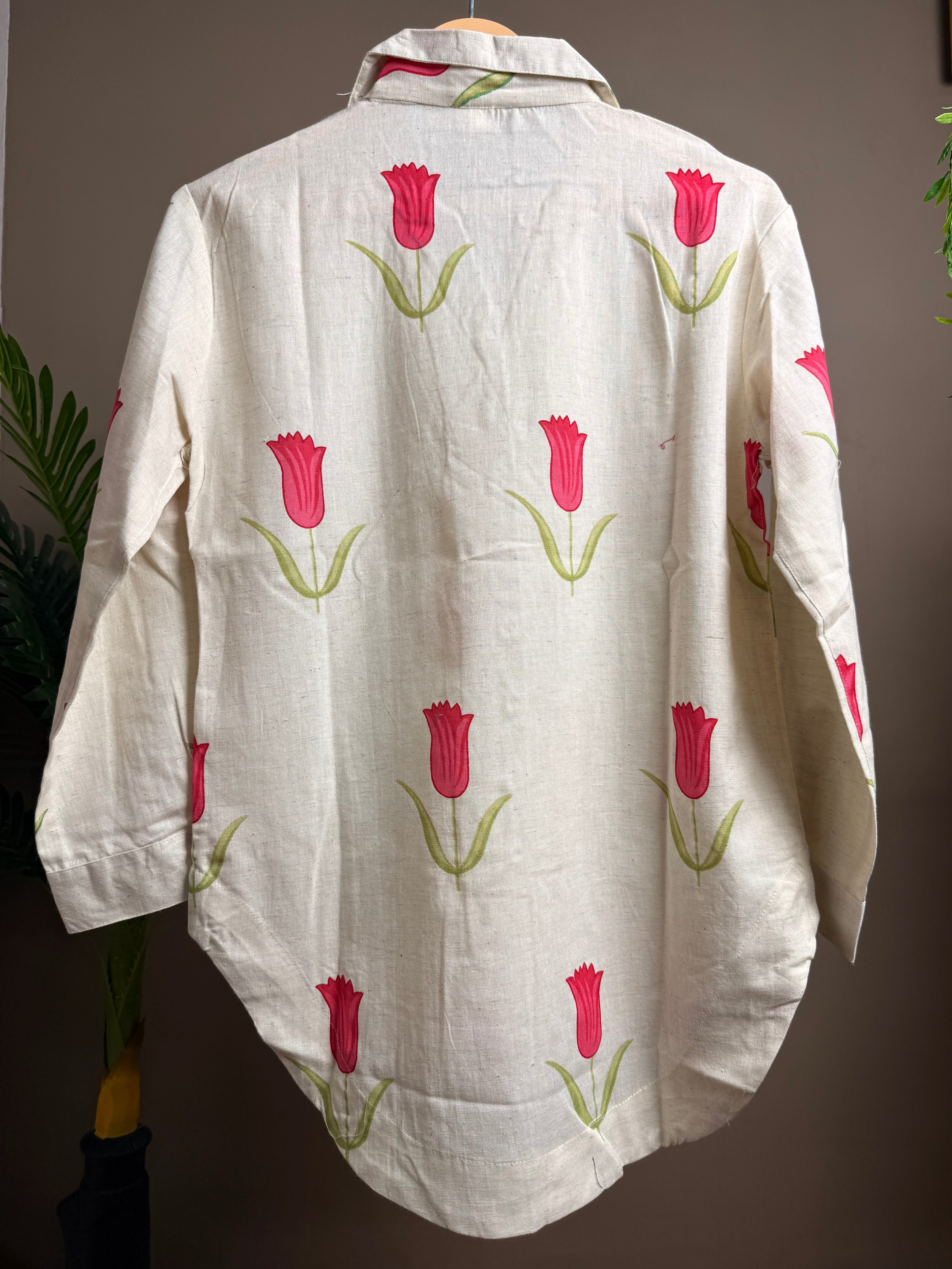 Tulip Trail Button-Down Shirt