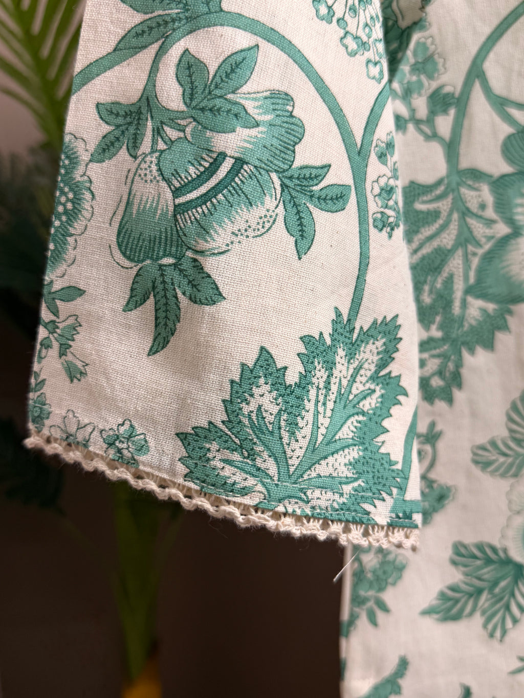 Vintage Garden Block Print Kurti