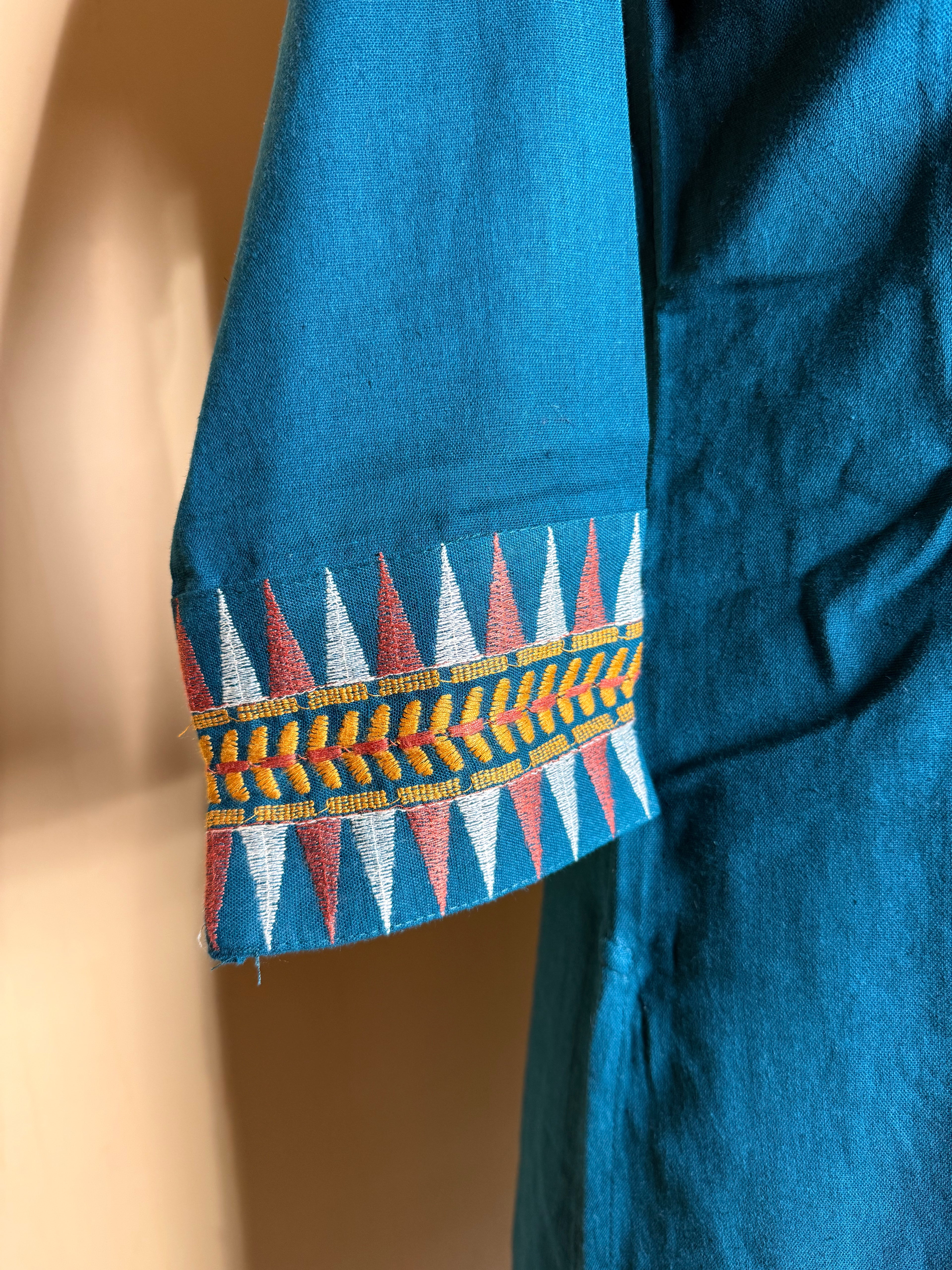 Indigo Charm Ethnic Kurta Set