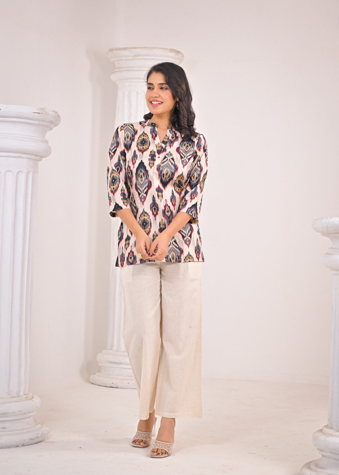 Rusty Tribal Short Kurti